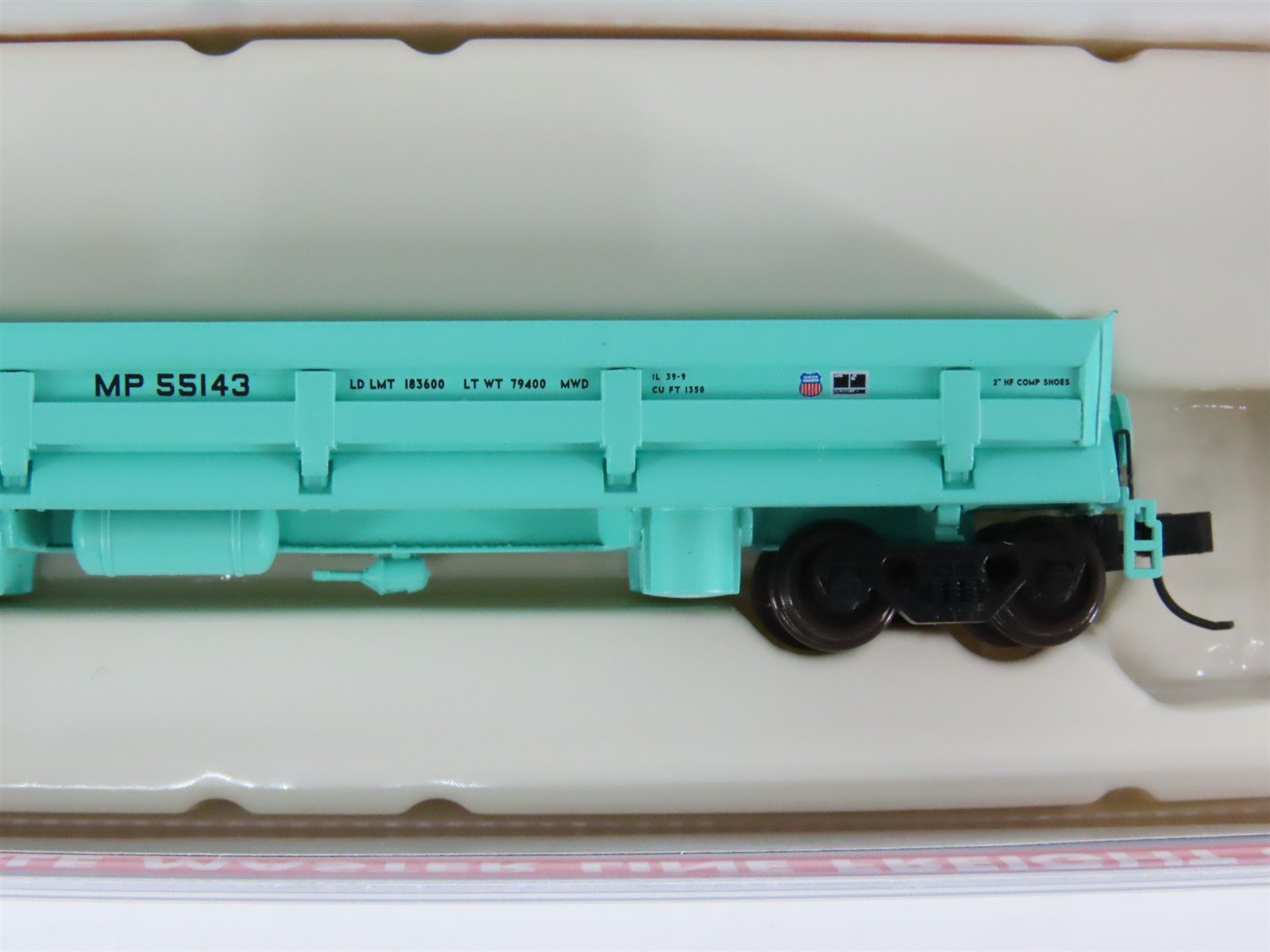 N Scale Atlas Master Line 50004585 MP Missouri Pacific DIFCO Dump Car #55143
