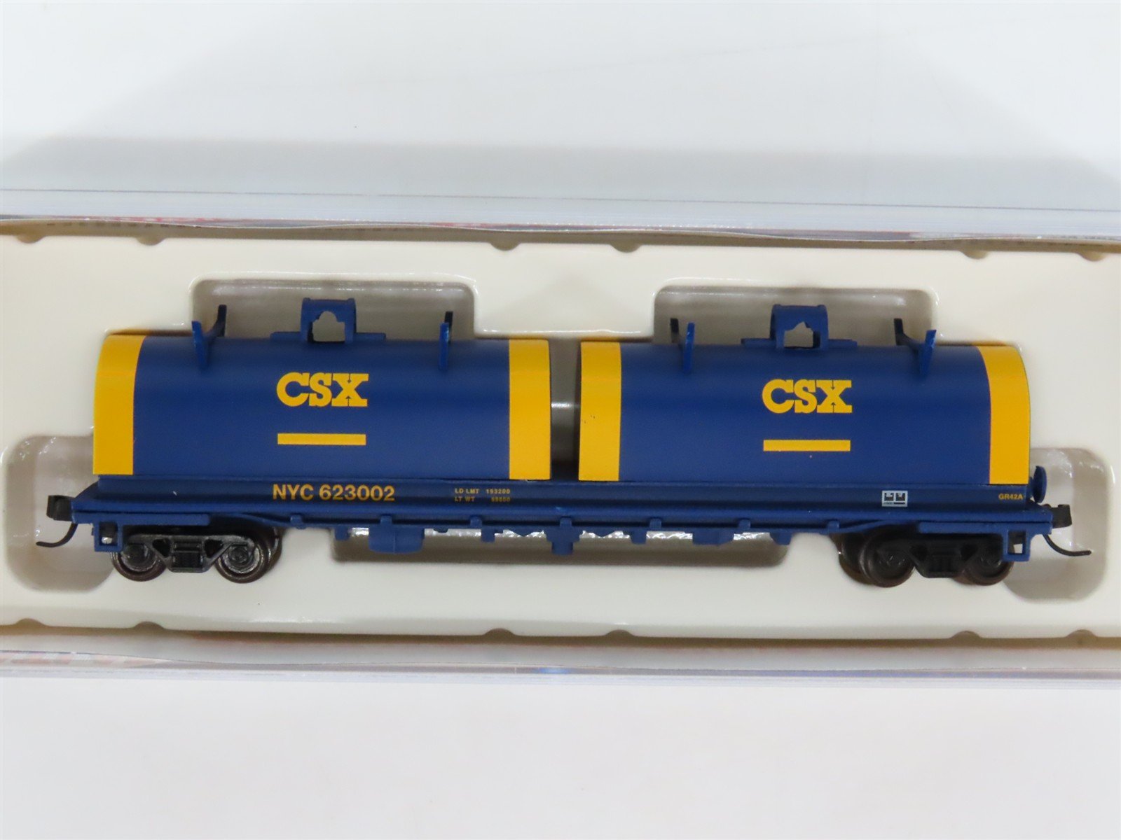 N Scale Atlas Master Line 50004646 CSXT (NYC) CSX Cushion Coil Car #623002