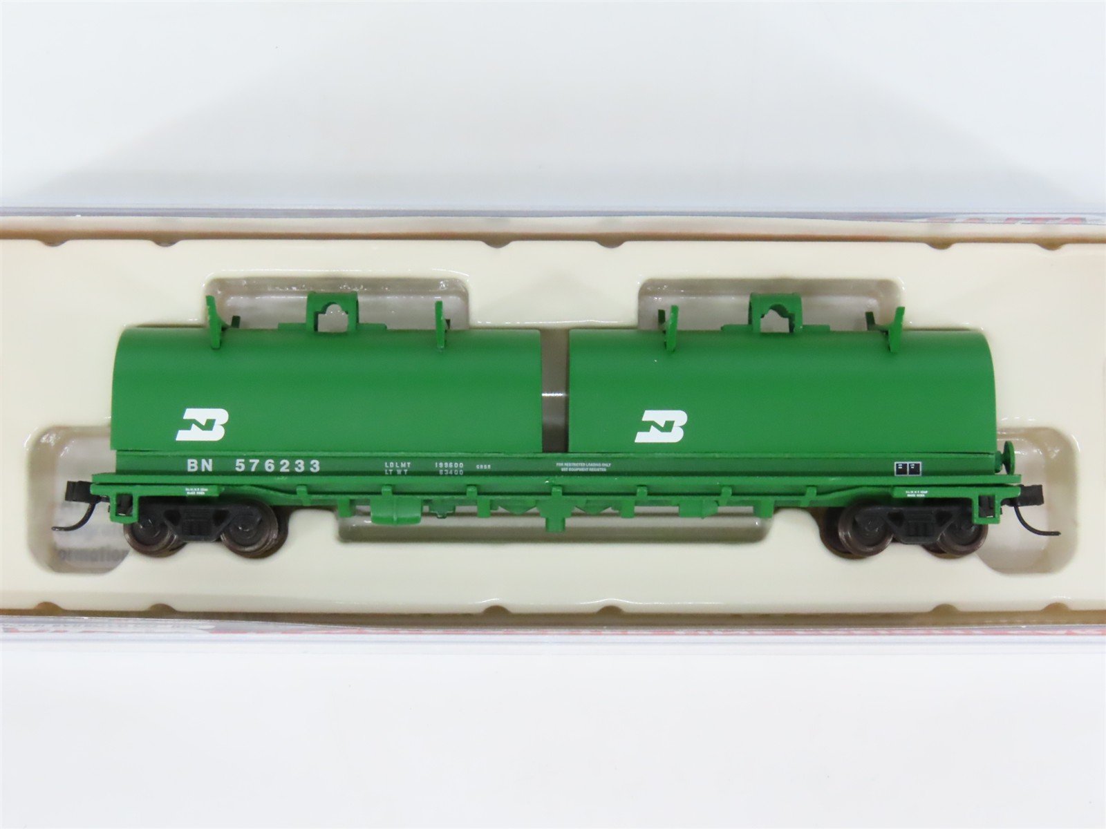 N Atlas Master Line 50004637 BN Burlington Northern Cushion Coil Car #576233