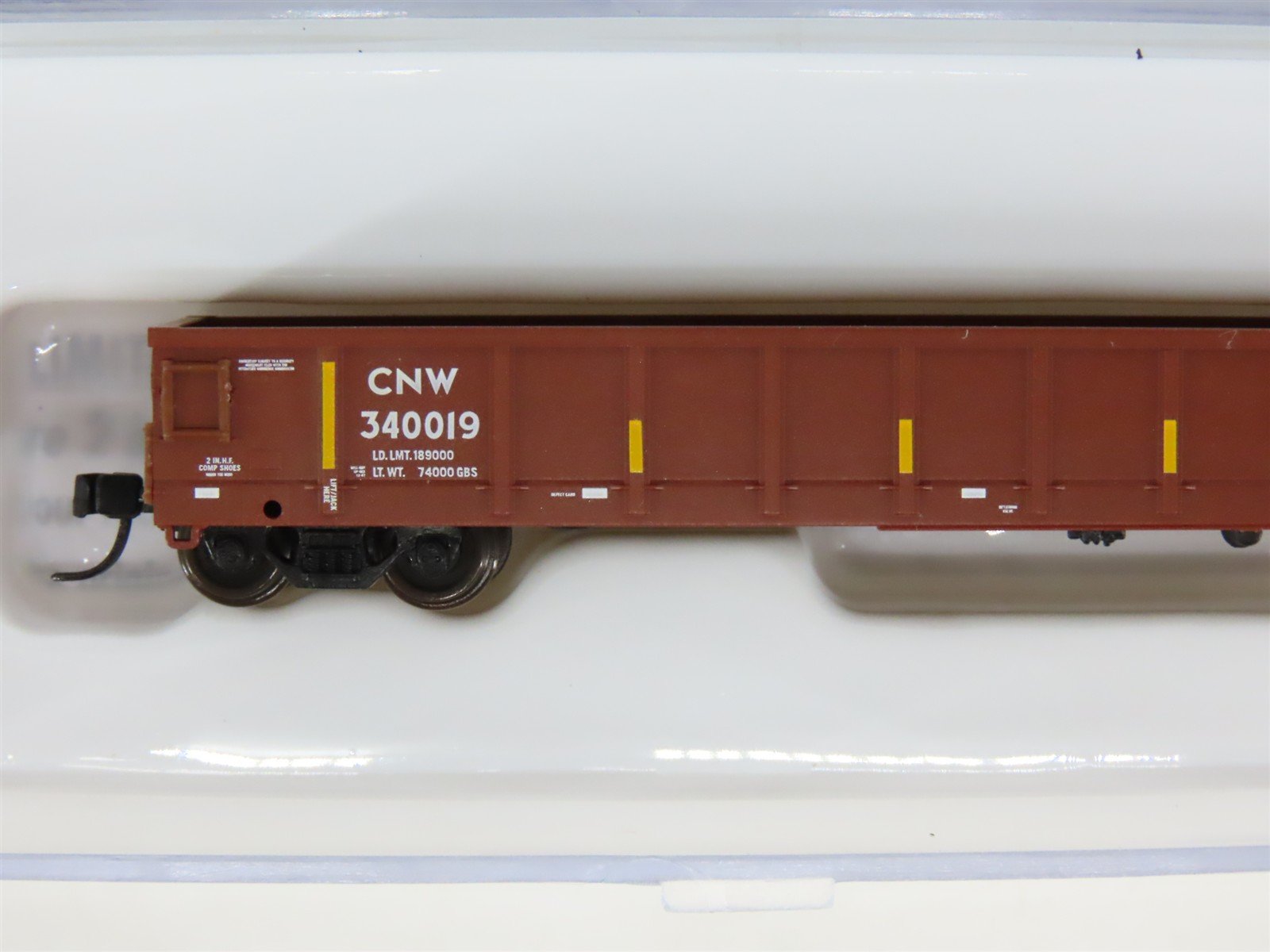 N Scale Atlas 50004684 CNW UP Union Pacific Evans 52' Gondola #340019