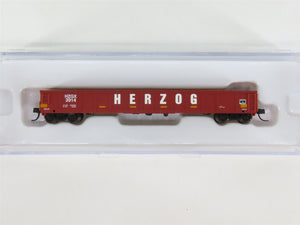 N Scale Atlas 50004693 HZGX Herzog Evans 52' Gondola #3914