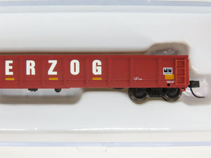 N Scale Atlas 50004693 HZGX Herzog Evans 52' Gondola #3914