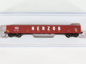 N Scale Atlas 50004695 HZGX Herzog Evans 52' Gondola #3924