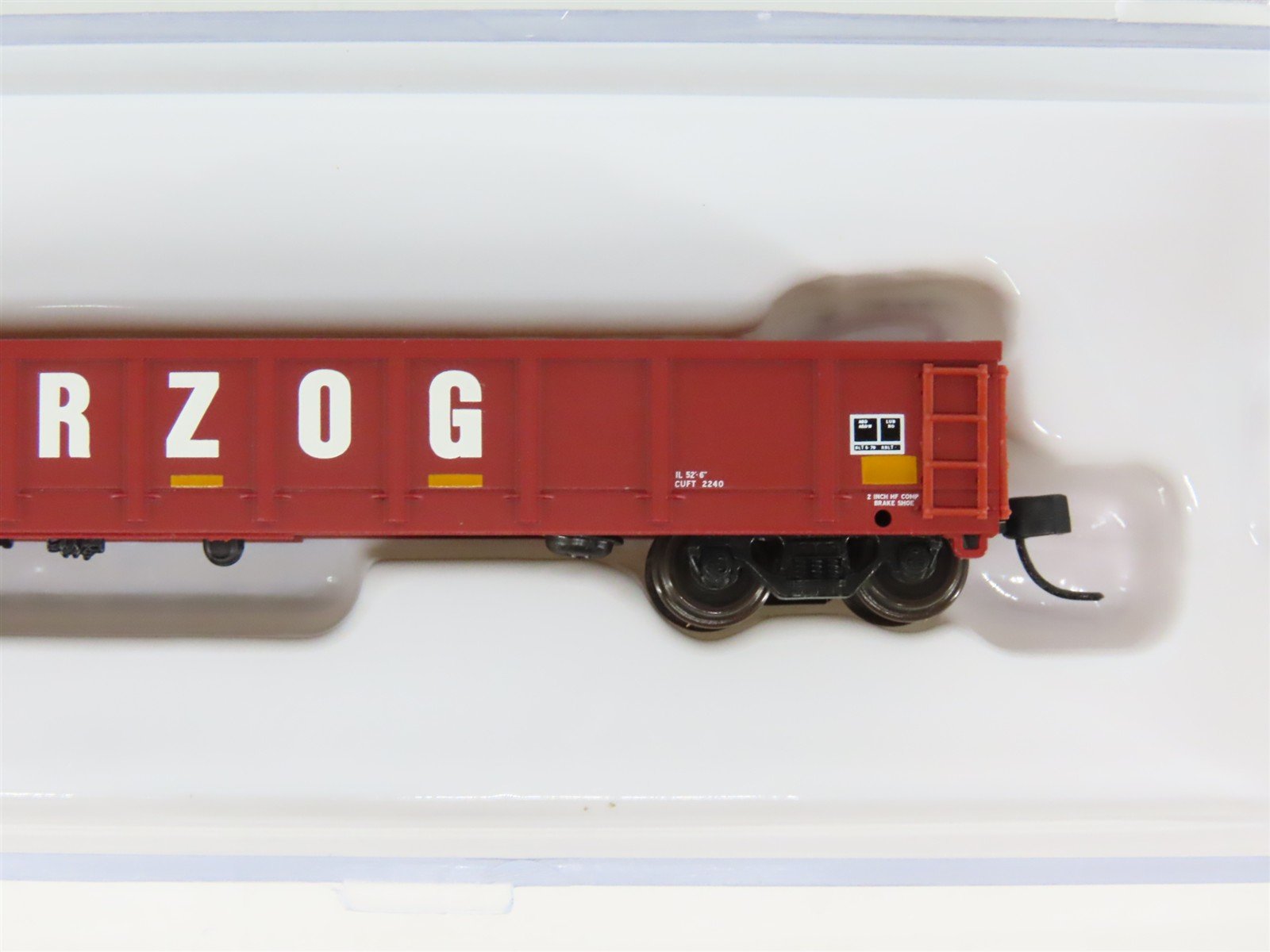 N Scale Atlas 50004695 HZGX Herzog Evans 52' Gondola #3924