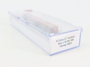 N Scale Atlas 50004695 HZGX Herzog Evans 52' Gondola #3924