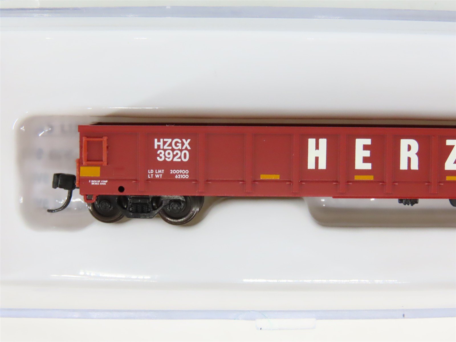 N Scale Atlas 50004694 HGZX Herzog Evans 52' Gondola #3920