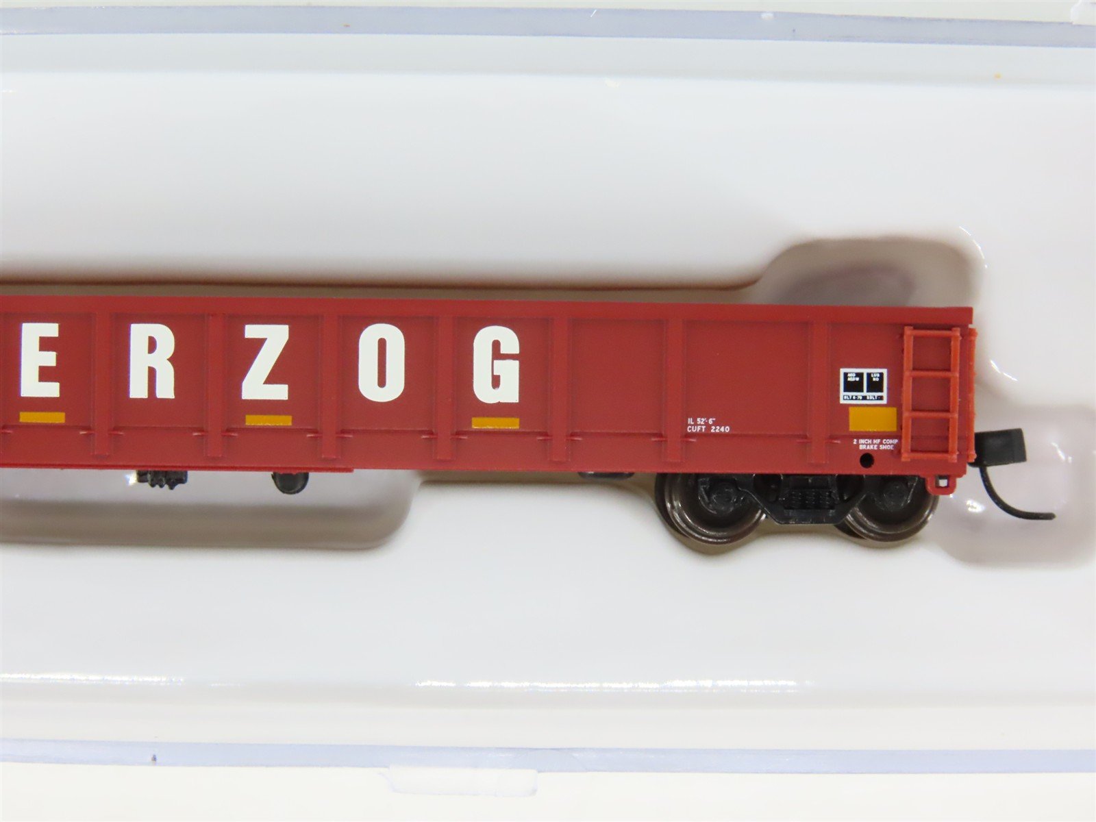 N Scale Atlas 50004694 HGZX Herzog Evans 52' Gondola #3920