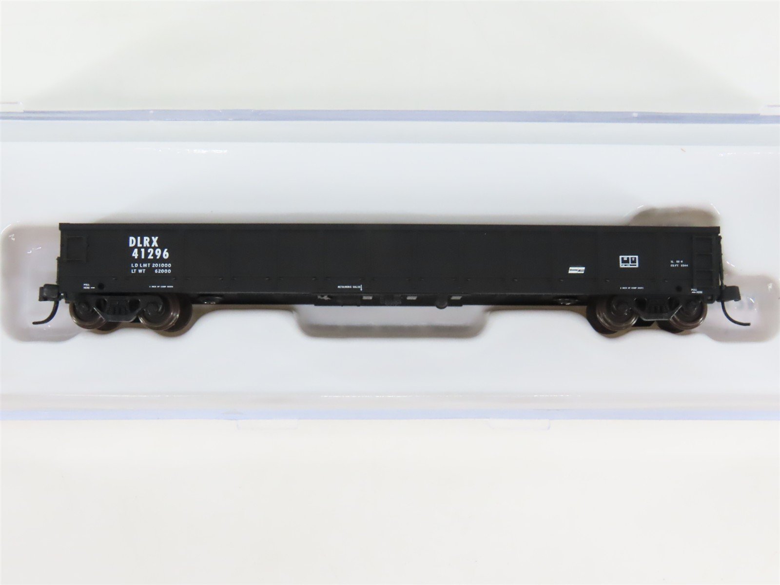 N Scale Atlas 50004683 DLRX GE Railcar Services Evans 52' Gondola #41296