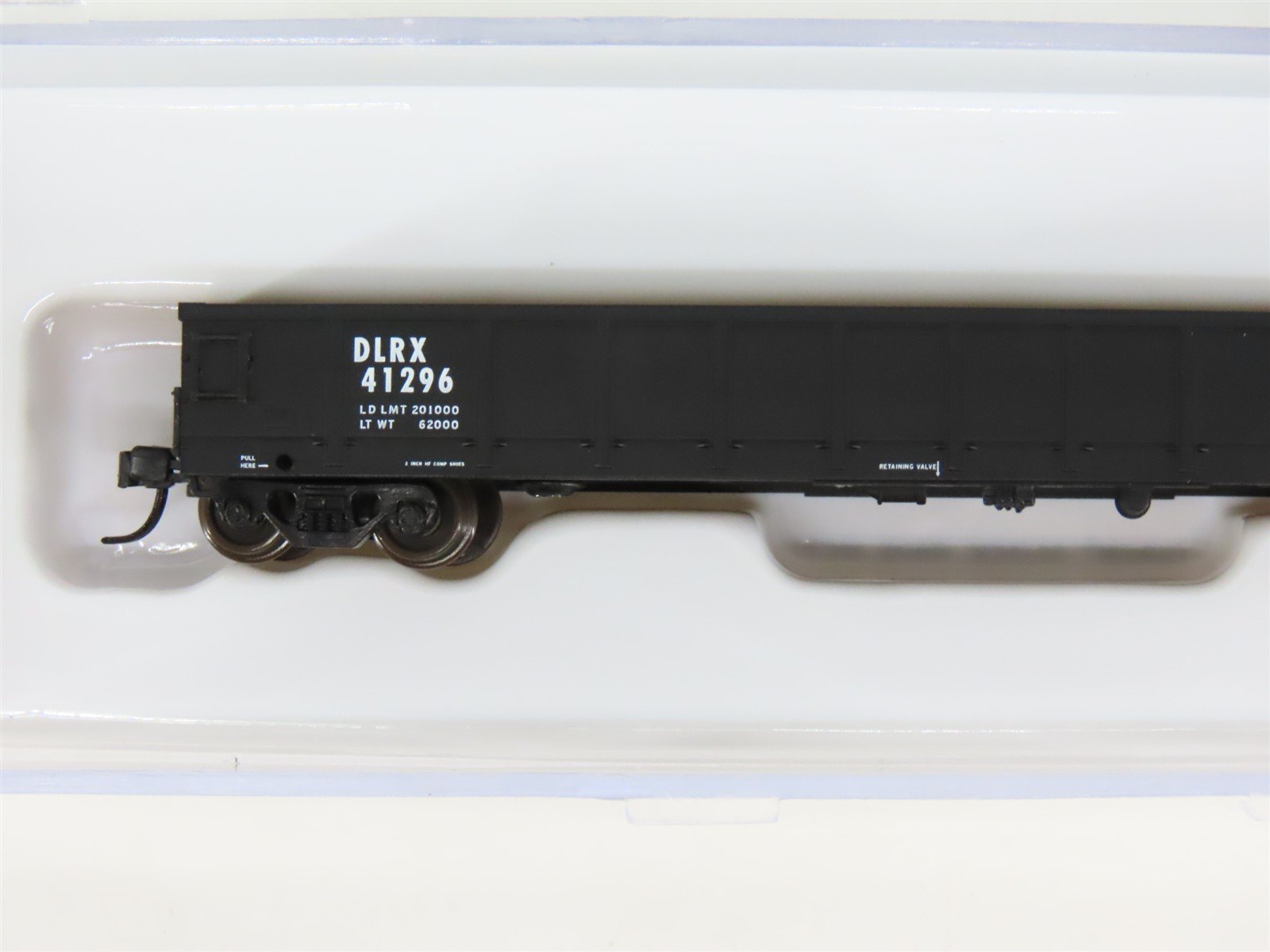 N Scale Atlas 50004683 DLRX GE Railcar Services Evans 52' Gondola #41296