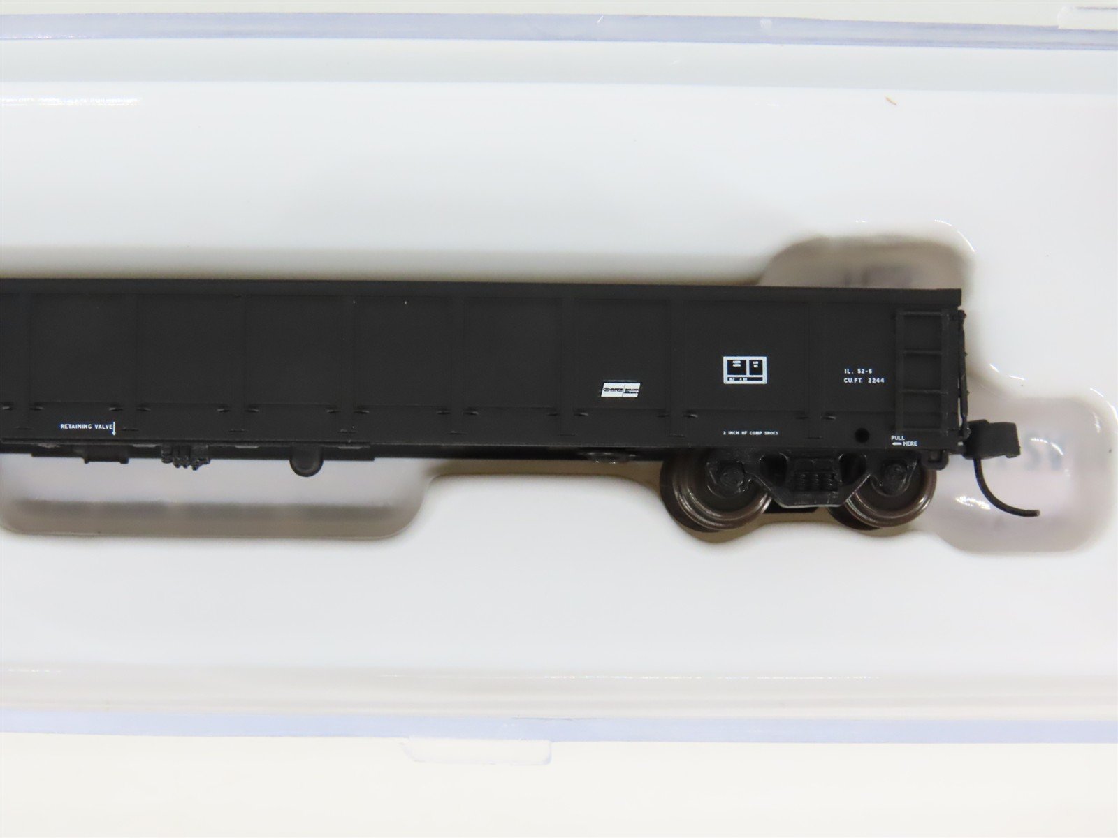 N Scale Atlas 50004683 DLRX GE Railcar Services Evans 52' Gondola #41296