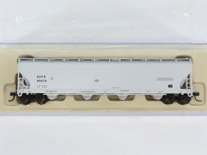 N Scale Atlas 50000201 ACFX ACF 5701 Plastics 4-Bay Covered Hopper #99675