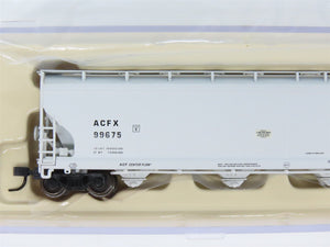 N Scale Atlas 50000201 ACFX ACF 5701 Plastics 4-Bay Covered Hopper #99675