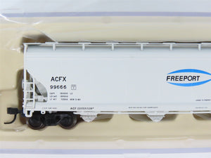 N Atlas 50000207 ACFX ACF 5701 Plastics Freeport 4-Bay Covered Hopper #99666