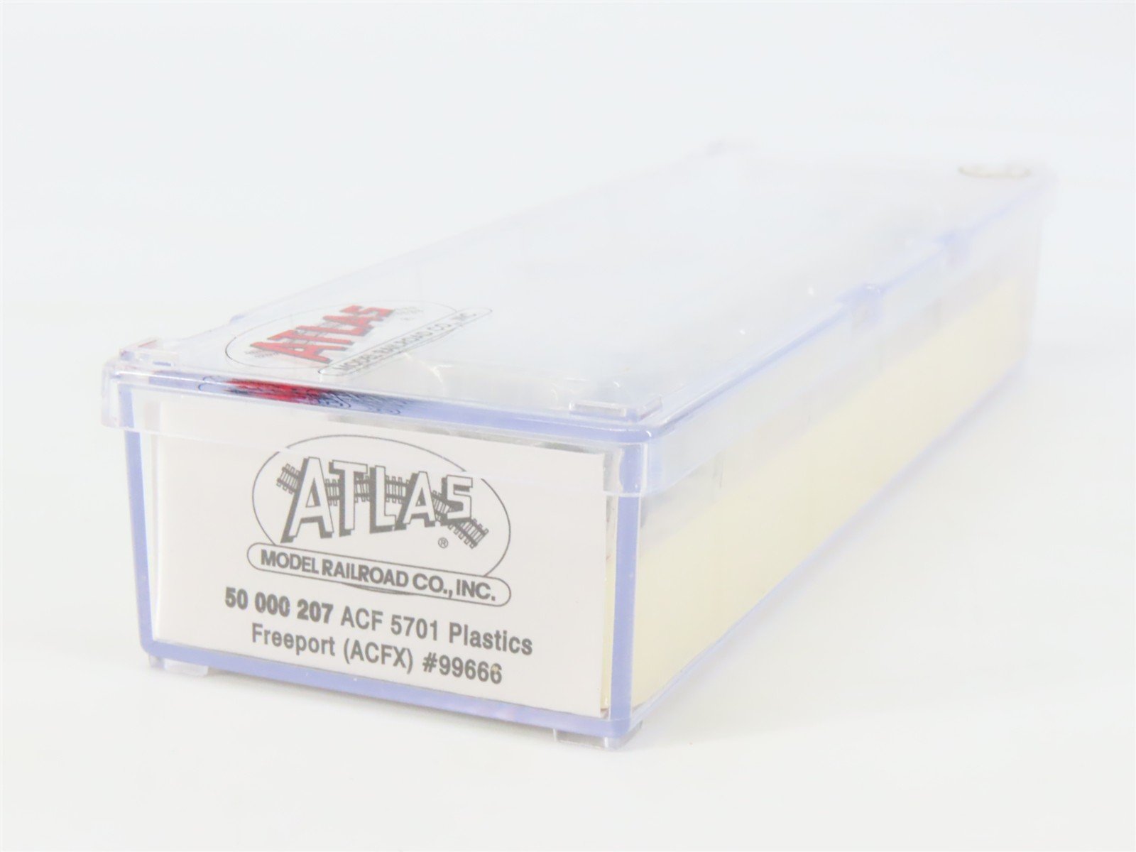 N Atlas 50000207 ACFX ACF 5701 Plastics Freeport 4-Bay Covered Hopper #99666