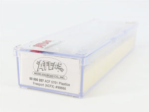 N Atlas 50000207 ACFX ACF 5701 Plastics Freeport 4-Bay Covered Hopper #99666