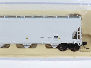 N Atlas 50000209 PLWX GE Railcar ACF 5701 Plastics 4-Bay Covered Hopper #57086