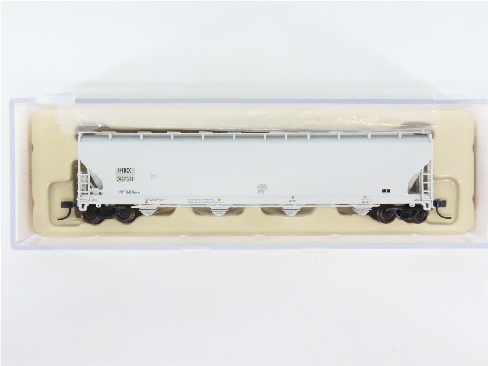 N Atlas 50000213 HHCX Huntsman ACF 5701 Plastics 4-Bay Covered Hopper #36720