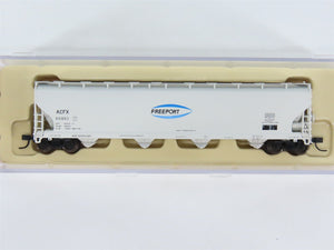 N Atlas 50000206 ACFX ACF 5701 Plastics Freeport 4-Bay Covered Hopper #99663