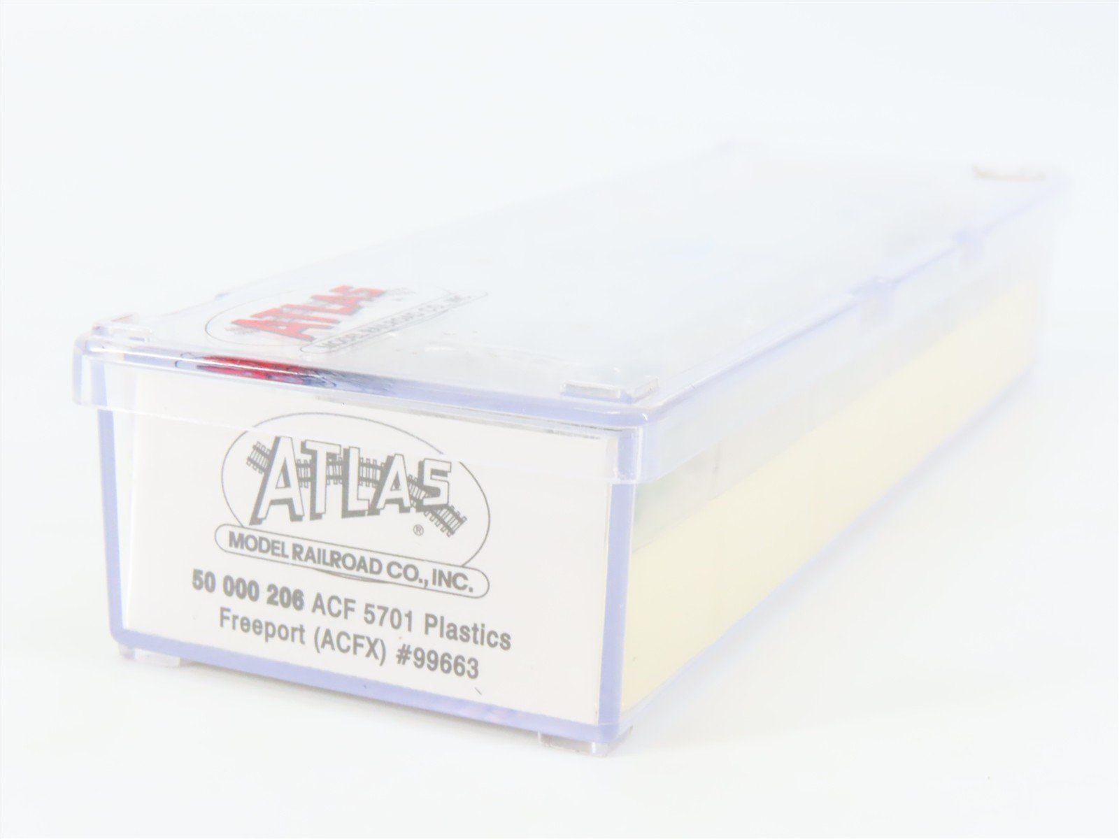 N Atlas 50000206 ACFX ACF 5701 Plastics Freeport 4-Bay Covered Hopper #99663