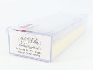 N Atlas 50000206 ACFX ACF 5701 Plastics Freeport 4-Bay Covered Hopper #99663