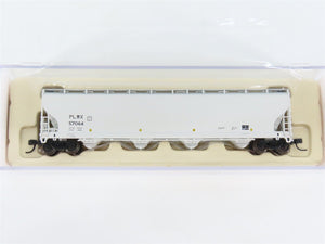 N Atlas 50000208 PLWX GE Railcar ACF 5701 Plastics 4-Bay Covered Hopper #57064