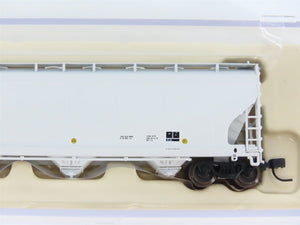N Atlas 50000208 PLWX GE Railcar ACF 5701 Plastics 4-Bay Covered Hopper #57064