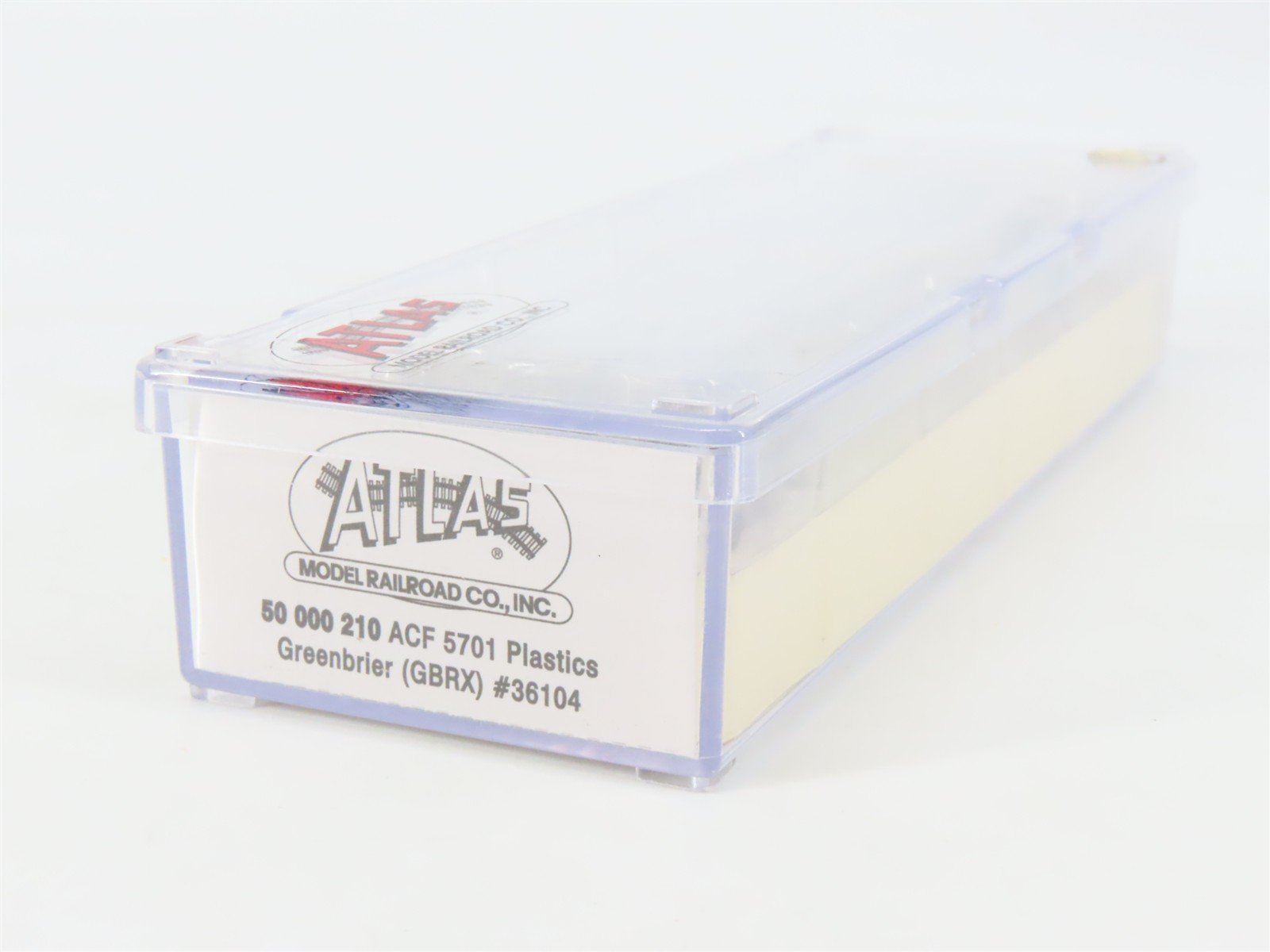 N Scale Atlas 50000210 GBRX Greenbrier ACF 5701 4-Bay Covered Hopper #36104
