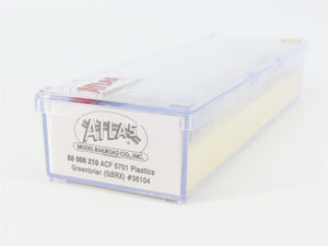 N Scale Atlas 50000210 GBRX Greenbrier ACF 5701 4-Bay Covered Hopper #36104
