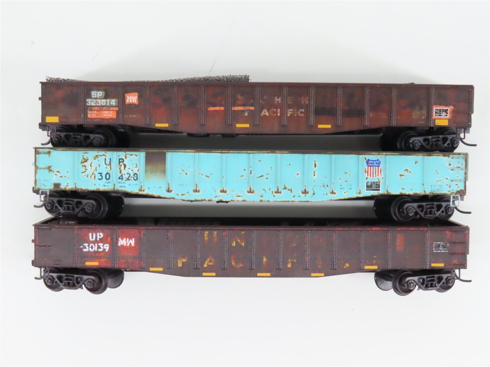 N Scale Micro-Trains MTL 99301890 UP Union Pacific Tie Loader 3-Car Runner Pack