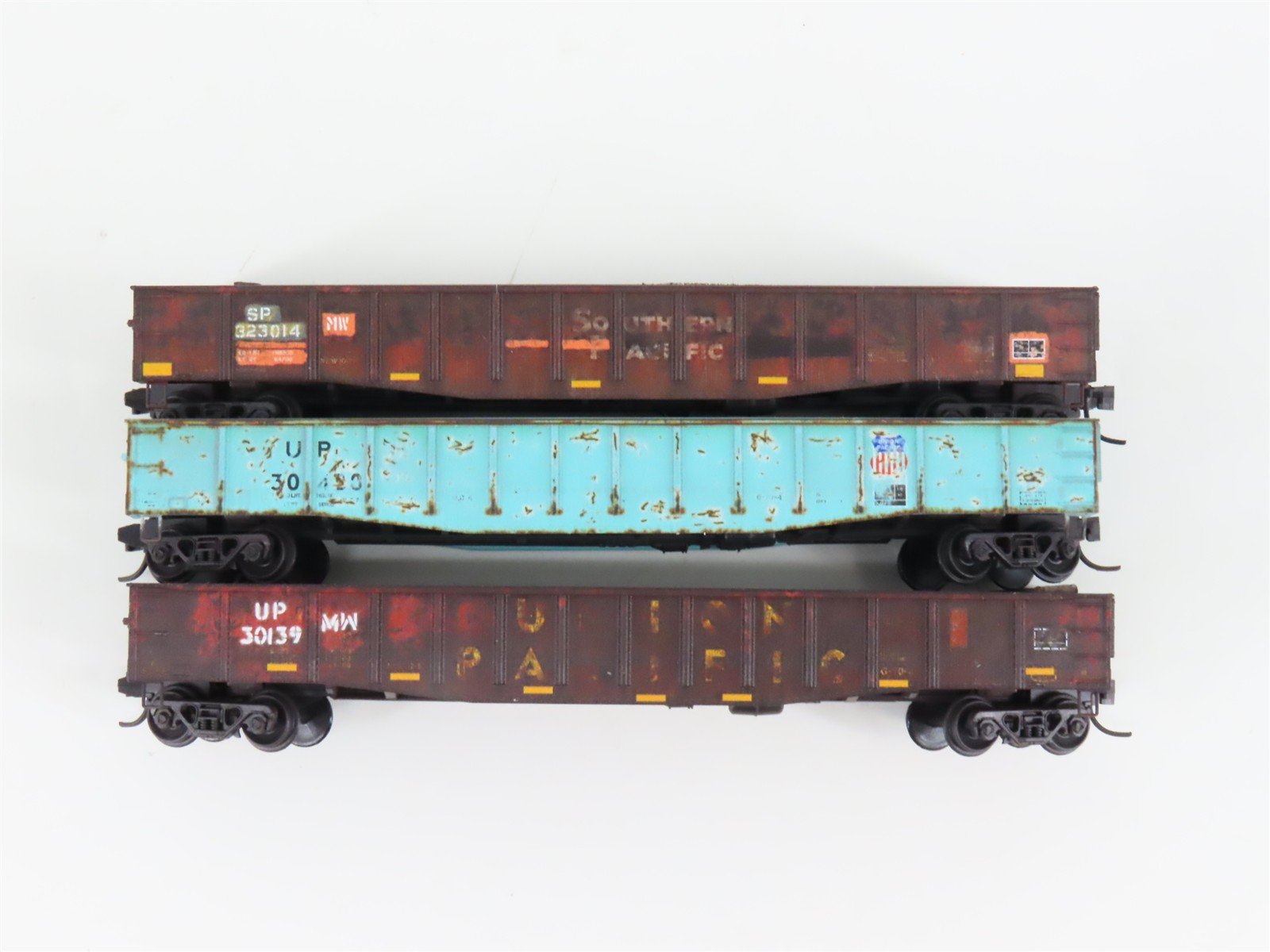 N Scale Micro-Trains MTL 99301890 UP Union Pacific Tie Loader 3-Car Runner Pack