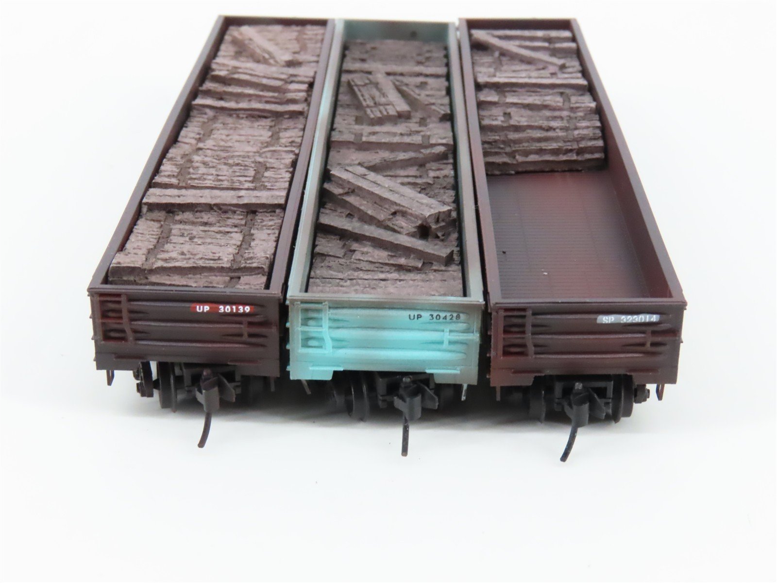 N Scale Micro-Trains MTL 99301890 UP Union Pacific Tie Loader 3-Car Runner Pack