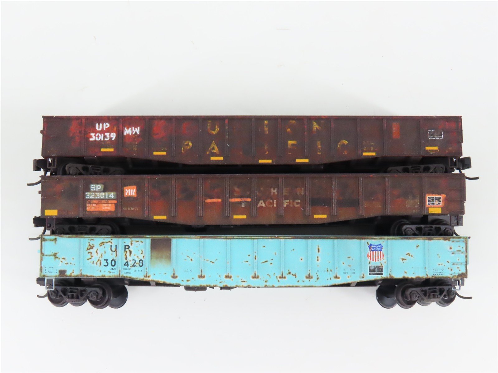N Scale Micro-Trains MTL 99301890 UP Union Pacific Tie Loader 3-Car Runner Pack