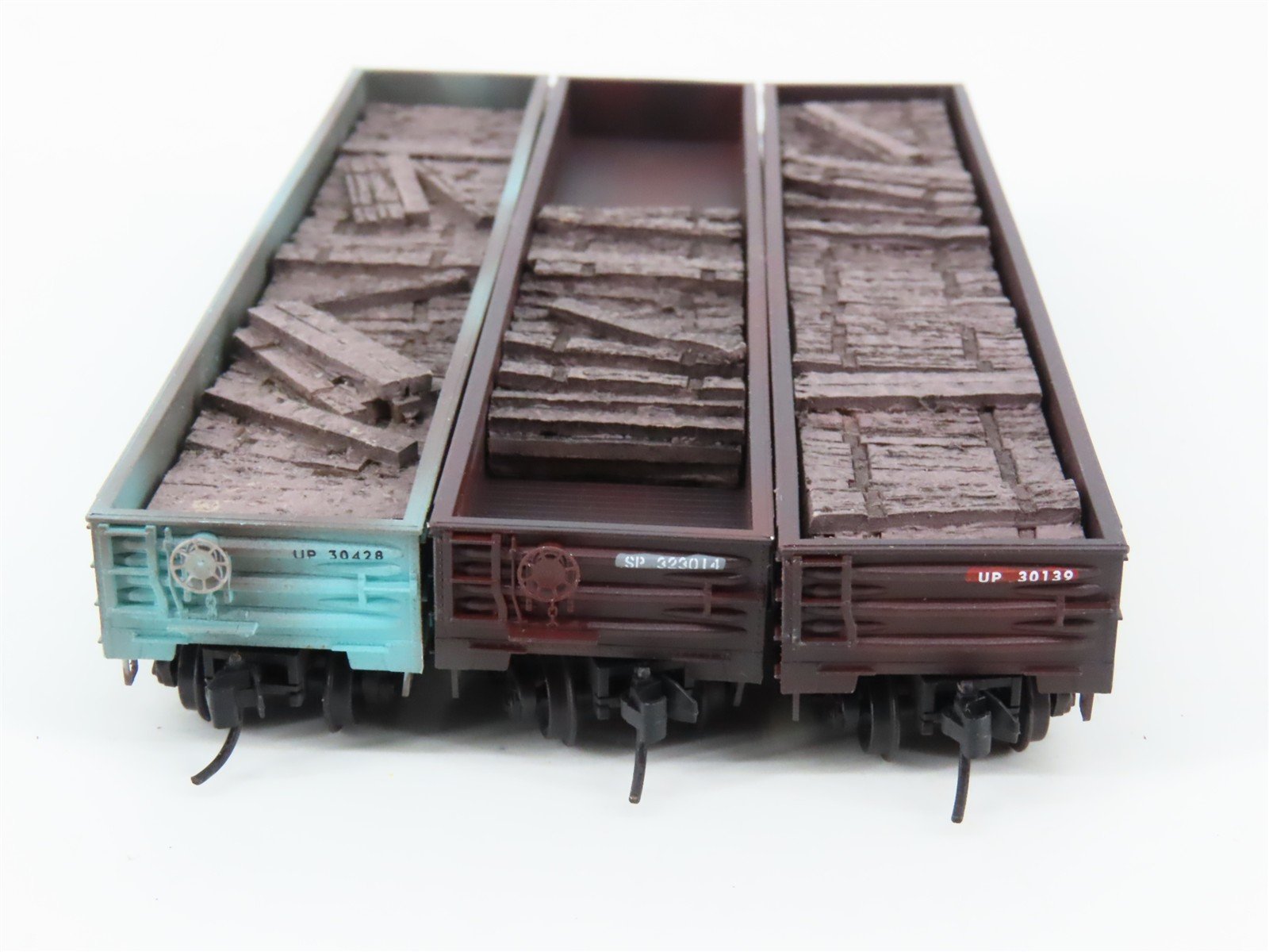 N Scale Micro-Trains MTL 99301890 UP Union Pacific Tie Loader 3-Car Runner Pack