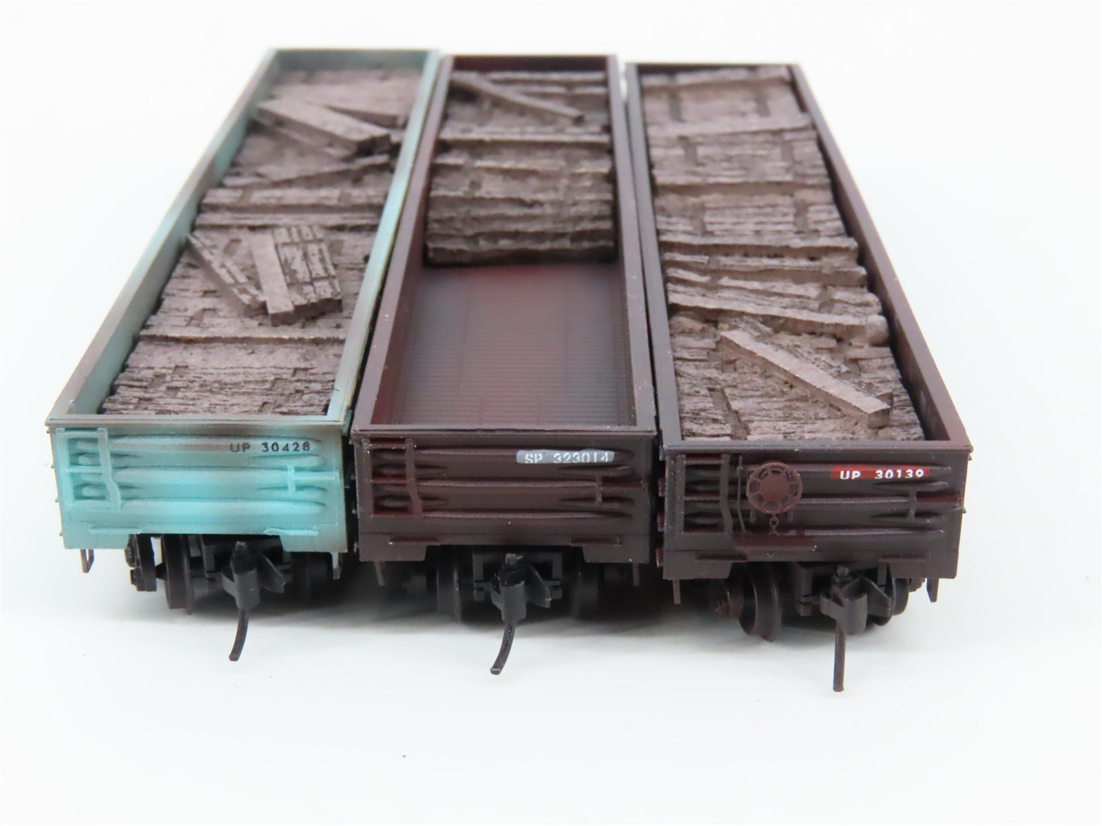 N Scale Micro-Trains MTL 99301890 UP Union Pacific Tie Loader 3-Car Runner Pack