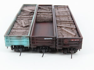 N Scale Micro-Trains MTL 99301890 UP Union Pacific Tie Loader 3-Car Runner Pack