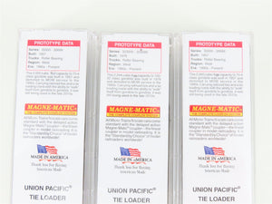 N Scale Micro-Trains MTL 99301890 UP Union Pacific Tie Loader 3-Car Runner Pack