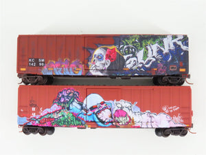 N Micro-Trains MTL 99305470 Day of the Dead Graffiti Boxcar 2-Car Runner Pack