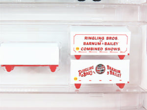 N Micro-Trains MTL 99300039 Ringling Bros Flatcar w/Loads 3-Car Runner Pack