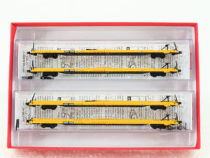 N Micro-Trains MTL 99300013 DODX Department of Defense Flatcar 4-Car Runner Pack