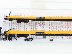 N Scale Micro-Trains MTL DODX Department of Defense Flatcar 3-Car Set