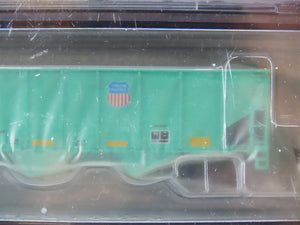 N Scale Athearn ATH1763 UP Union Pacific Ballast 3-Bay Open Hopper 4-Car Pack