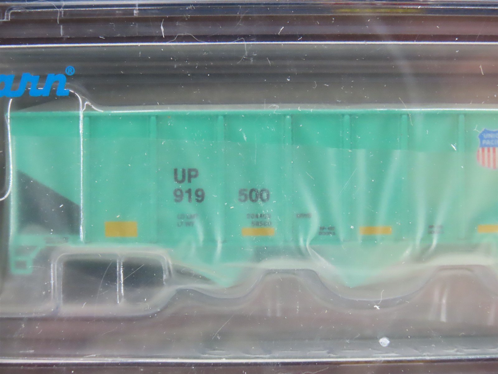 N Scale Athearn ATH1763 UP Union Pacific Ballast 3-Bay Open Hopper 4-Car Pack
