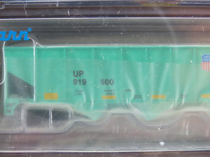N Scale Athearn ATH1763 UP Union Pacific Ballast 3-Bay Open Hopper 4-Car Pack