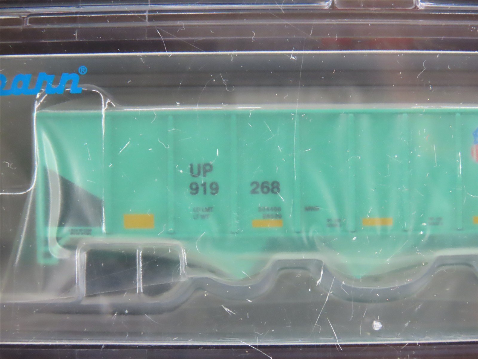 N Scale Athearn ATH1762 UP Union Pacific Ballast 3-Bay Open Hopper 4-Car Pack