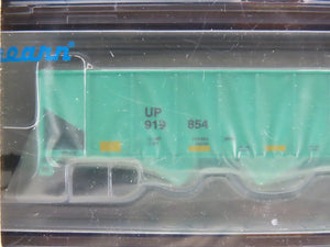 N Scale Athearn ATH1762 UP Union Pacific Ballast 3-Bay Open Hopper 4-Car Pack