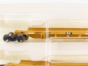 N Scale BLMA Models 12004 TTAX Trinity 53' 5 Unit Spine Car Set #555135