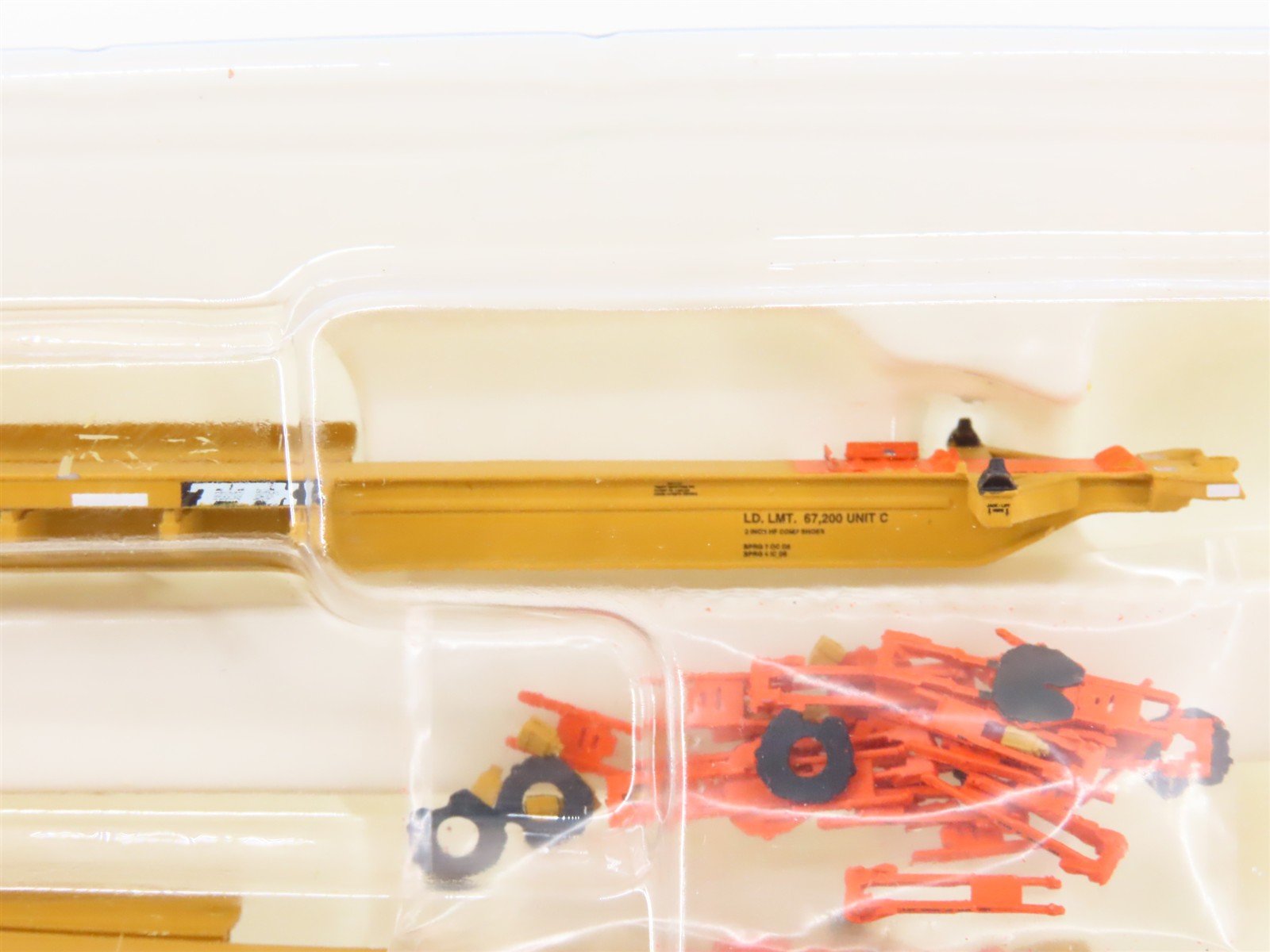 N Scale BLMA Models 12004 TTAX Trinity 53' 5 Unit Spine Car Set #555135