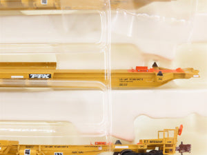 N Scale BLMA Models 12004 TTAX Trinity 53' 5 Unit Spine Car Set #555135