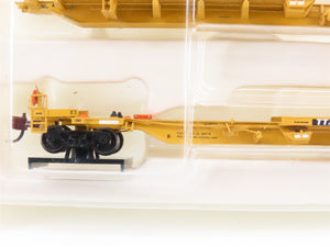 N Scale BLMA Models 12004 TTAX Trinity 53' 5 Unit Spine Car Set #555135