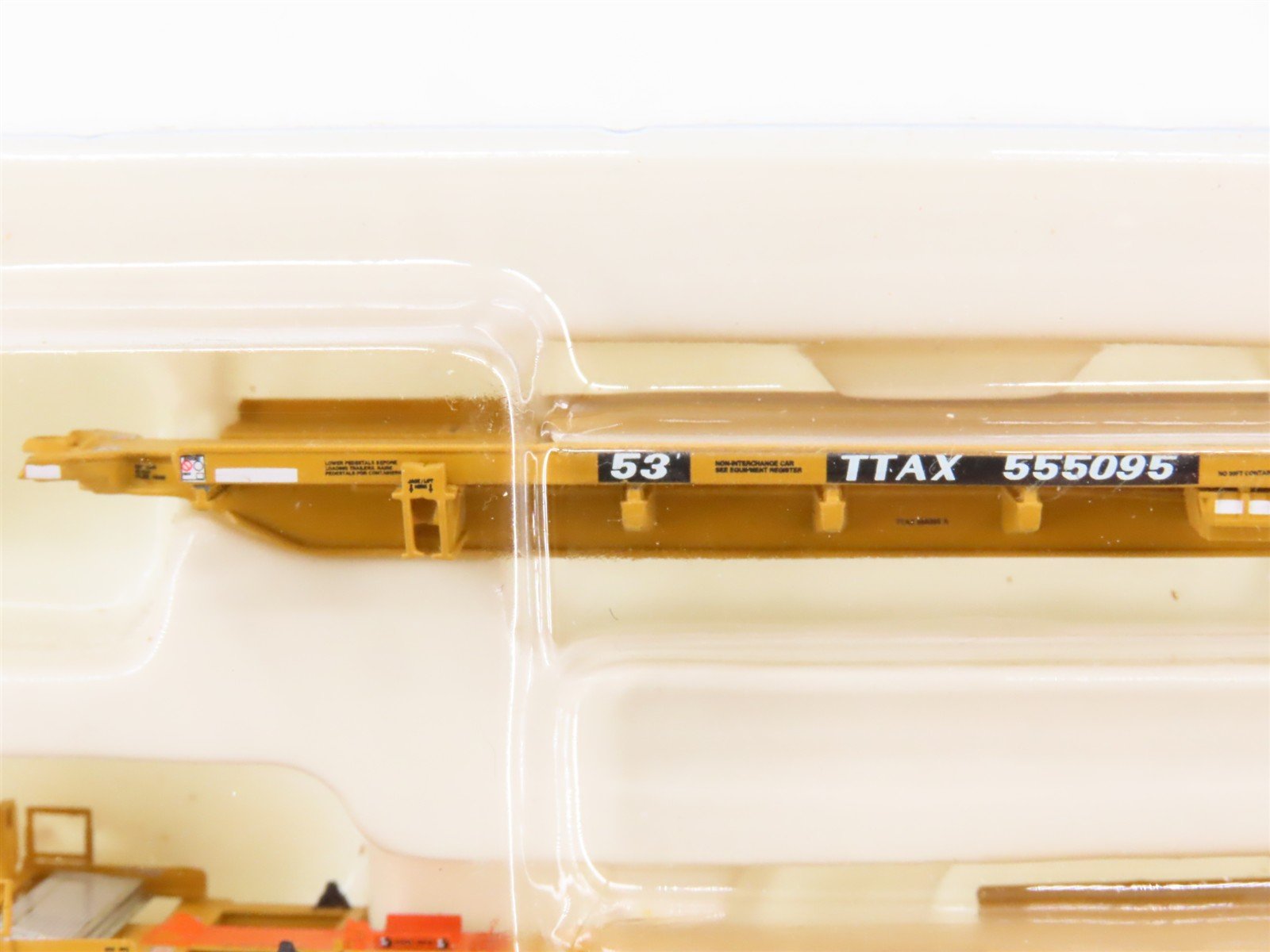 N Scale BLMA Models 12003 TTAX Trinity 53' 5 Unit Spine Car Set #555095